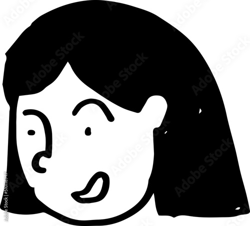Cute People Head Illustrations