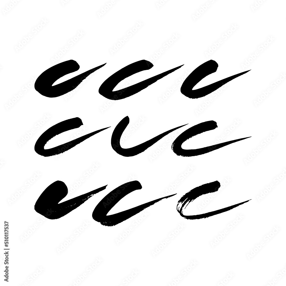Black ink grunge brushes vector Black ink grunge brushes vector