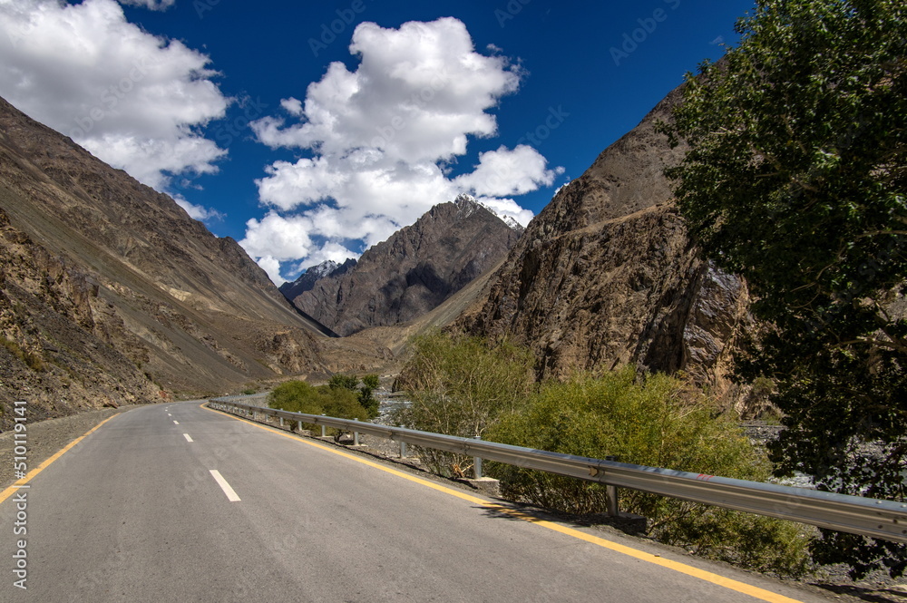 Karakoram Highway, KKH, Hunza, Pakistan Karakoram Highway, KKH, Hunza, Pakistan