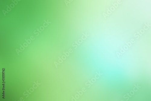 Blue and Green bokeh light background. abstract colorful illustration with gradient texture of ecology concept.