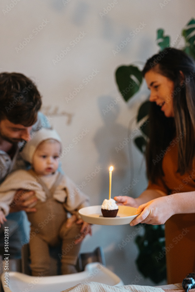 Birthday celebration for a one year old baby Birthday celebration for a one year old baby