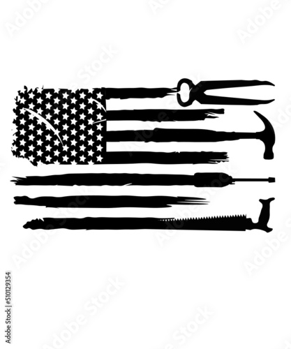 Builder Svg, Contractor Svg, Repairman Svg, Carpenter Svg, carpenter flag svg, carpenter USA flag svg, construction svg, woodworking svg
