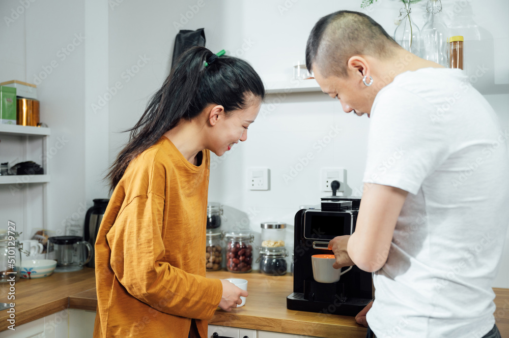 Young couple at home Young couple at home