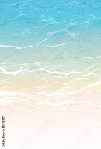 砂浜の波打ち際