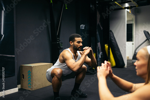 Training in the gym