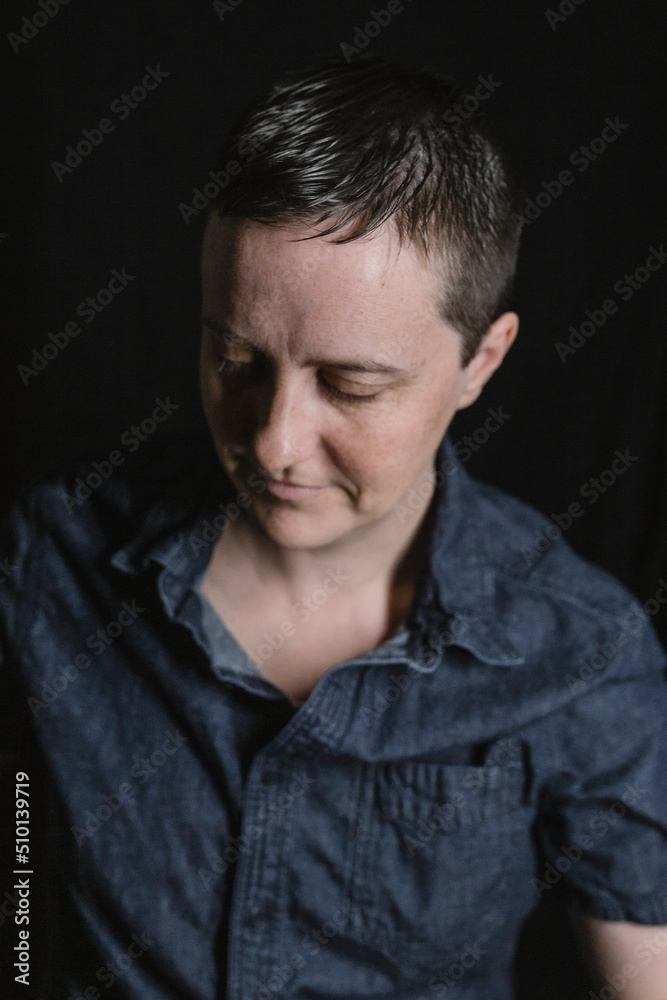 Portrait of LGBTQ woman Portrait of LGBTQ woman