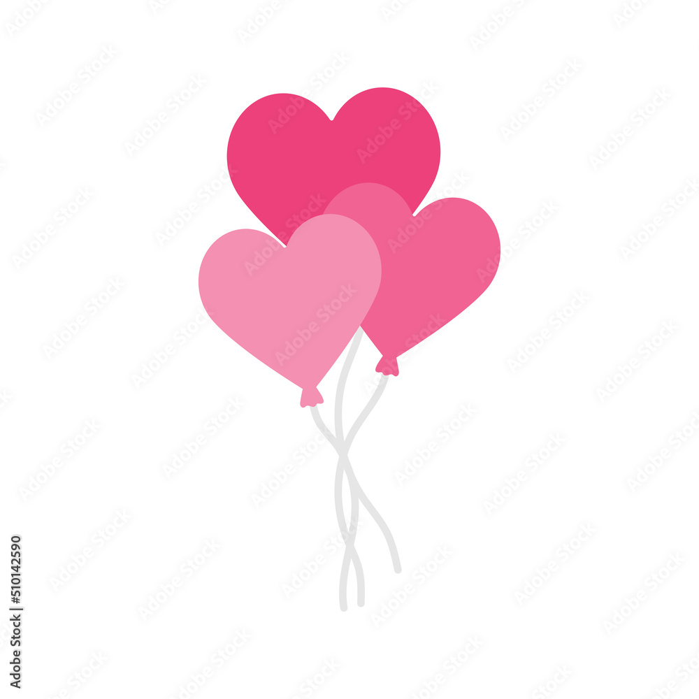 Balloons icon design template vector illustration Balloons icon design template vector illustration