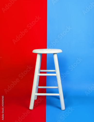 Divided Seat Stool photo