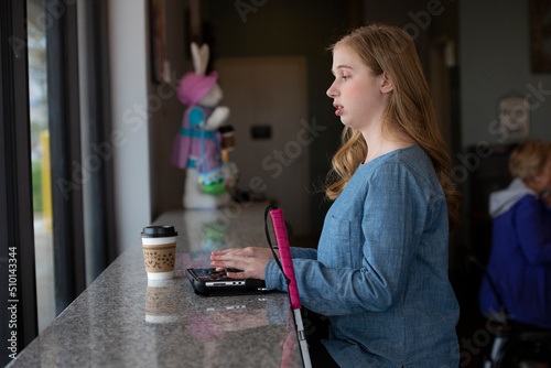 Braille in Coffee Shop