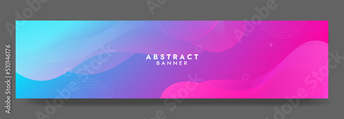 Abstract Colorful Fluid Banner Template. Modern background design. gradient color. Purple Dynamic Waves. Liquid shapes composition. Fit for banners