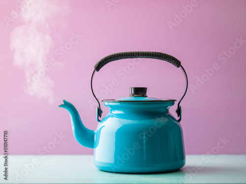 Steaming kettle