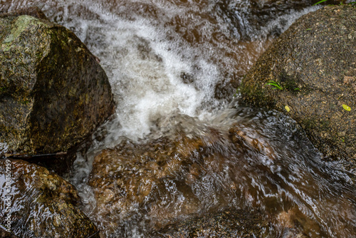 Mini waterfall from top view