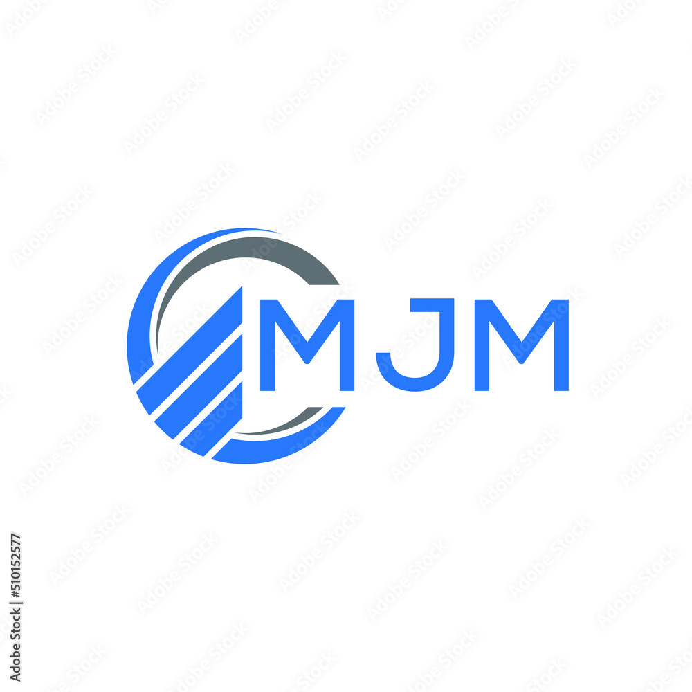 MJM Flat accounting logo design on white N background. MJM creative initials Growth graph letter logo concept. MJM business finance logo design. MJM Flat accounting logo design on white N background. MJM creative initials Growth graph letter logo concept. MJM business finance logo design.