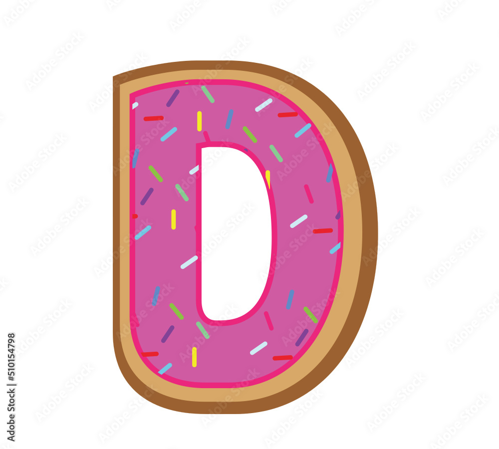 Donut letters svg, donuts alphabet letters and numbers svg, Alphabet ...