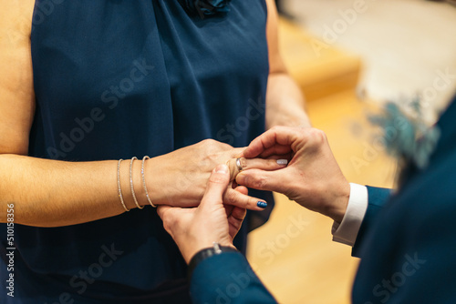 couple getting married photo