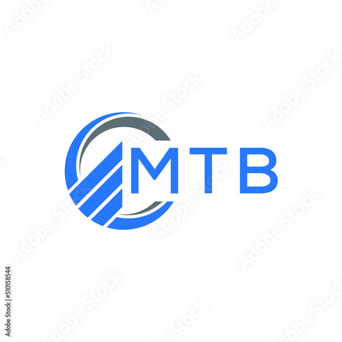 Free Download MTB Flat accounting logo design on white  background. MTB creative initials Growth graph letter logo concept. MTB business finance logo design. - GFXLoad