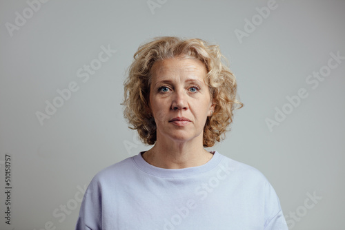 Woman portrait studio photo