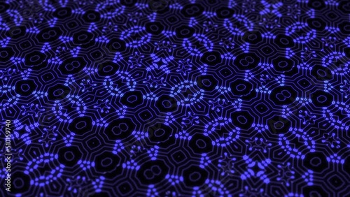 Circuit Board kaleidoscope Animation