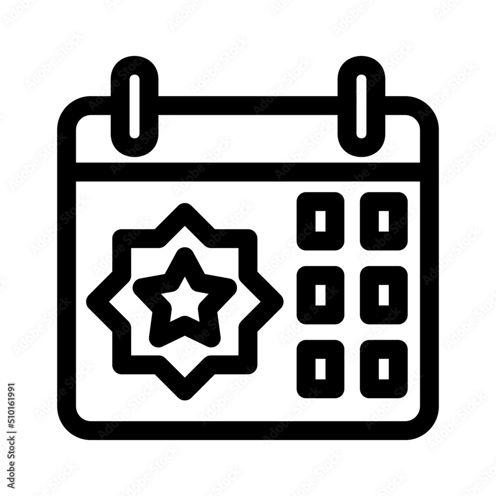 calendar icon or logo isolated sign symbol vector illustration - high quality black style vector icons
