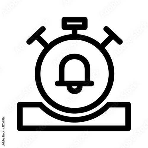 alarm icon or logo isolated sign symbol vector illustration - high quality black style vector icons 