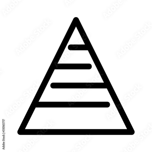 pyramid icon or logo isolated sign symbol vector illustration - high quality black style vector icons
