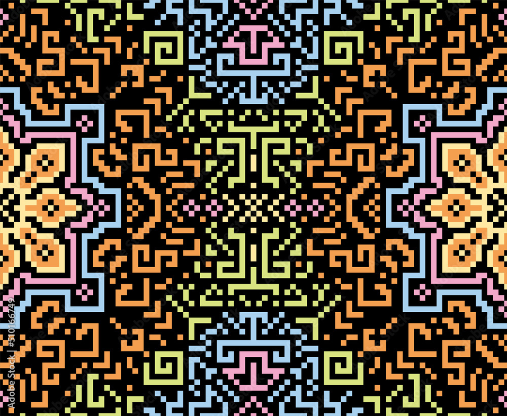 mandala seamless pattern