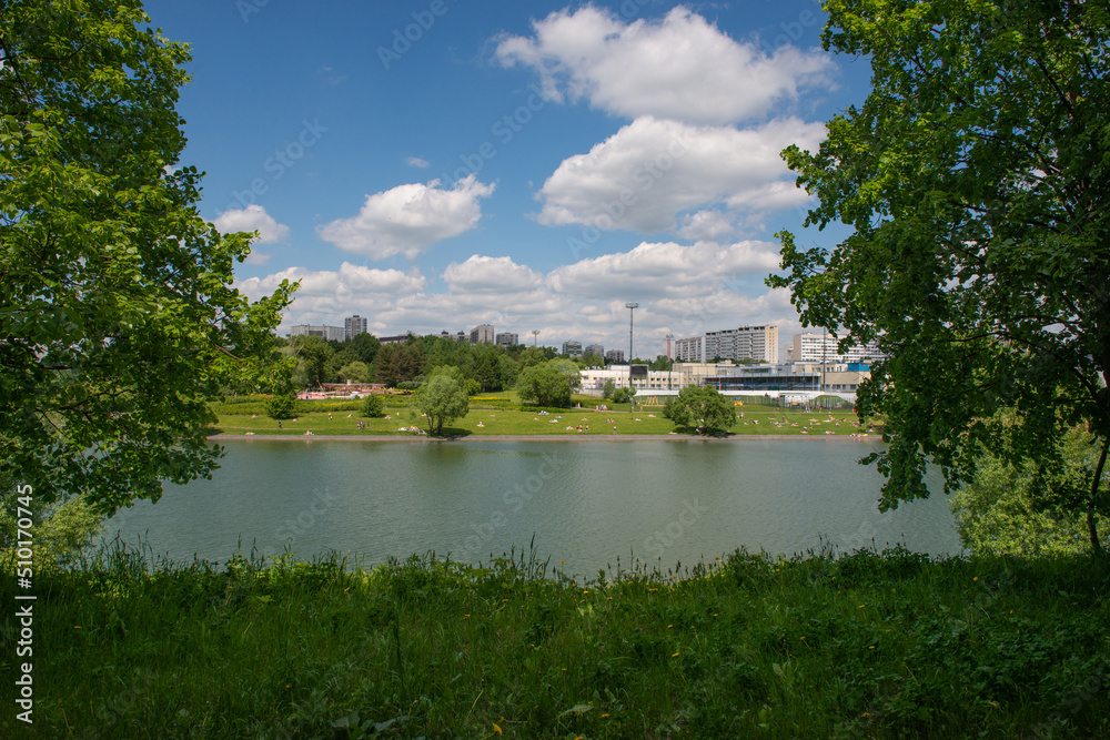 view of the city beach from the opposite shore view of the city beach from the opposite shore