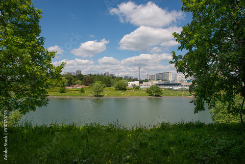 view of the city beach from the opposite shore