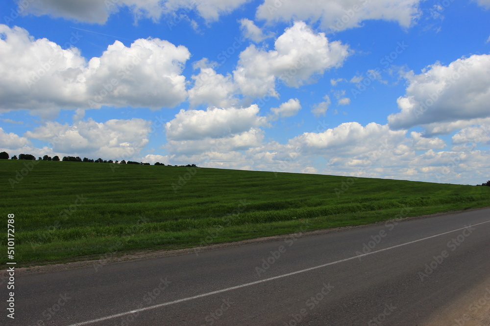 road in the field