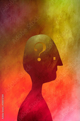 The Big Question, an illustration photo