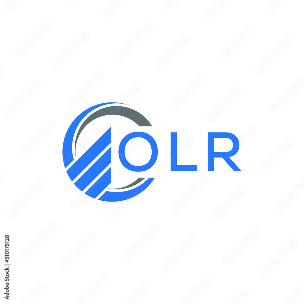 OLR Flat accounting logo design on white background. OLR creative initials Growth graph letter logo concept. OLR business finance logo design. OLR Flat accounting logo design on white background. OLR creative initials Growth graph letter logo concept. OLR business finance logo design.