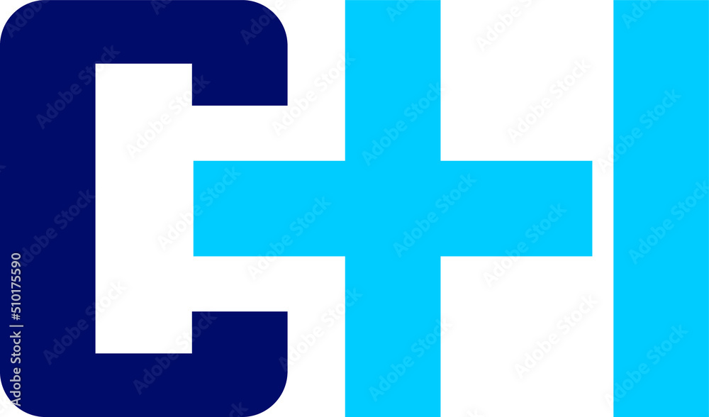 Obraz premium CH logo