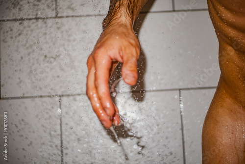 Take Shower Body Abstract Close-Up
