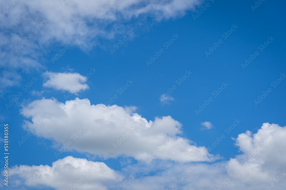 Fototapeta premium Beautiful blue sky and clouds clear sky in the daytime with dramatic light.