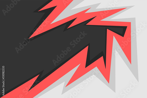 Abstract background with gradient jagged zigzag pattern and with some copy space area