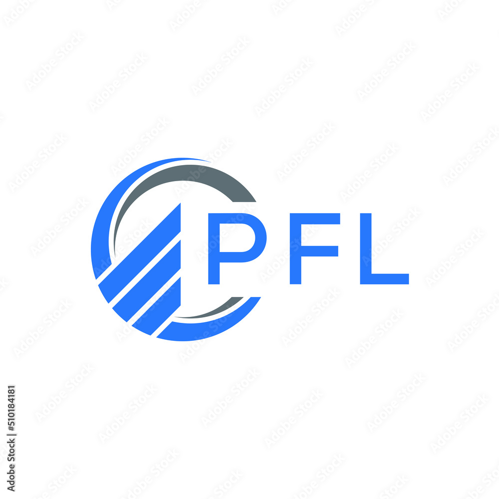 PFL Flat accounting logo design on white background. PFL creative initials Growth graph letter logo concept. PFL business finance logo design. PFL Flat accounting logo design on white background. PFL creative initials Growth graph letter logo concept. PFL business finance logo design.