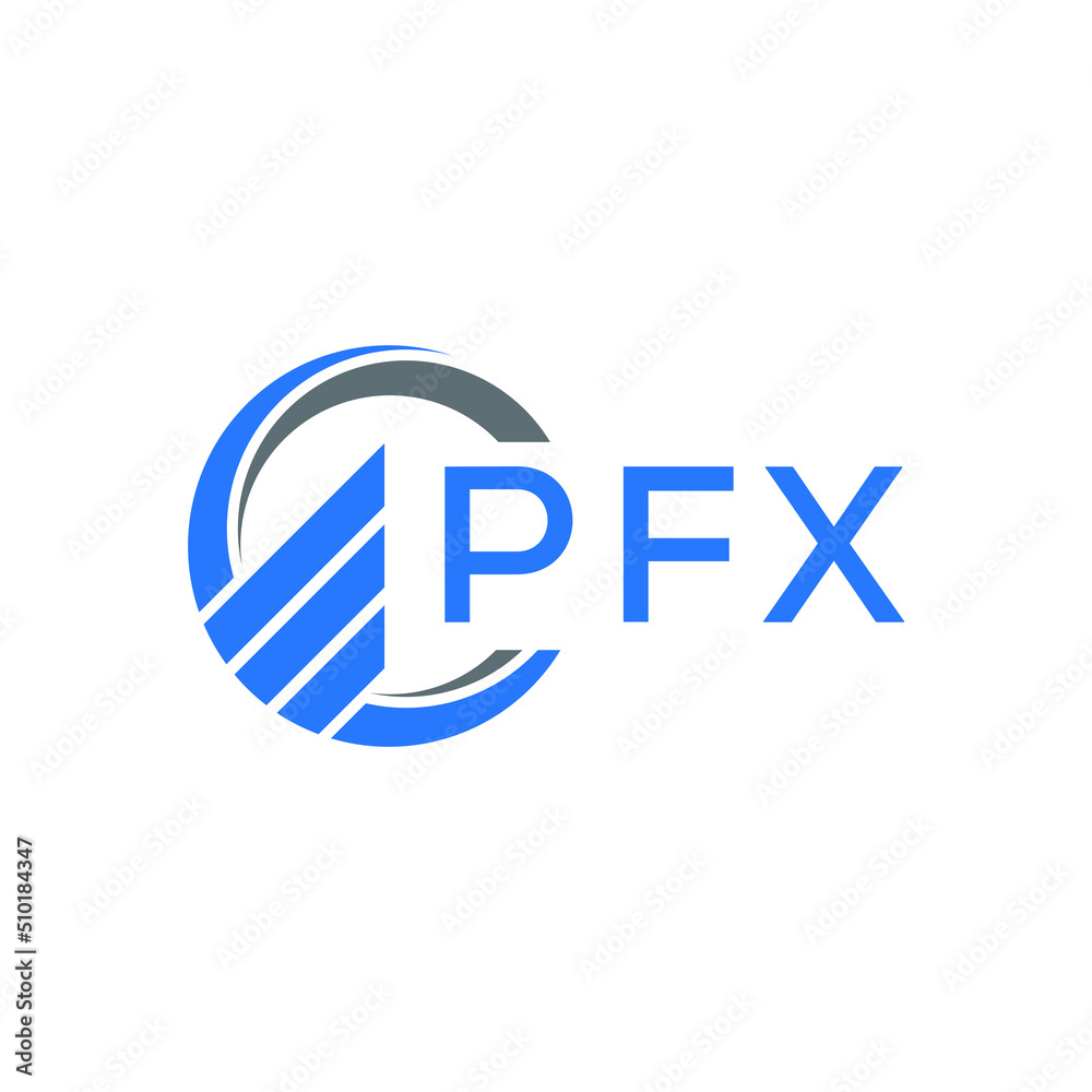 PFX Flat accounting logo design on white background. PFX creative initials Growth graph letter logo concept. PFX business finance logo design. PFX Flat accounting logo design on white background. PFX creative initials Growth graph letter logo concept. PFX business finance logo design.