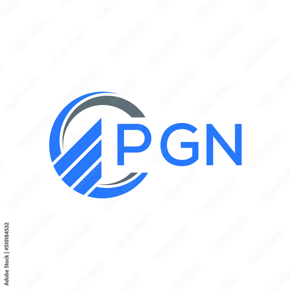 PGN Flat accounting logo design on white background. PGN creative initials Growth graph letter logo concept. PGN business finance logo design. PGN Flat accounting logo design on white background. PGN creative initials Growth graph letter logo concept. PGN business finance logo design.