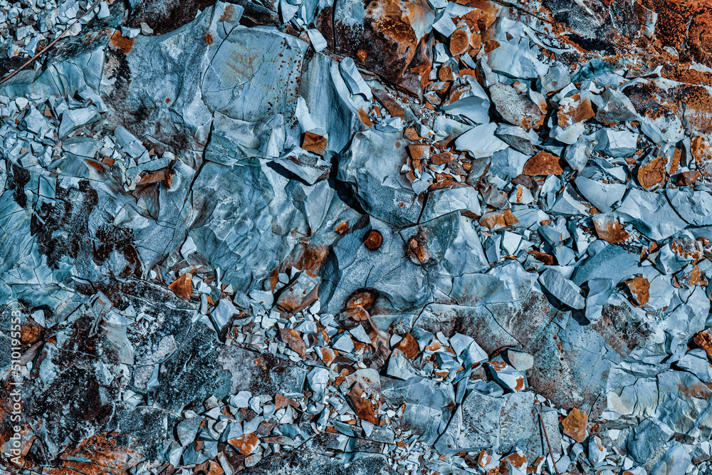 blue natural rock texture, close view blue natural rock texture, close view