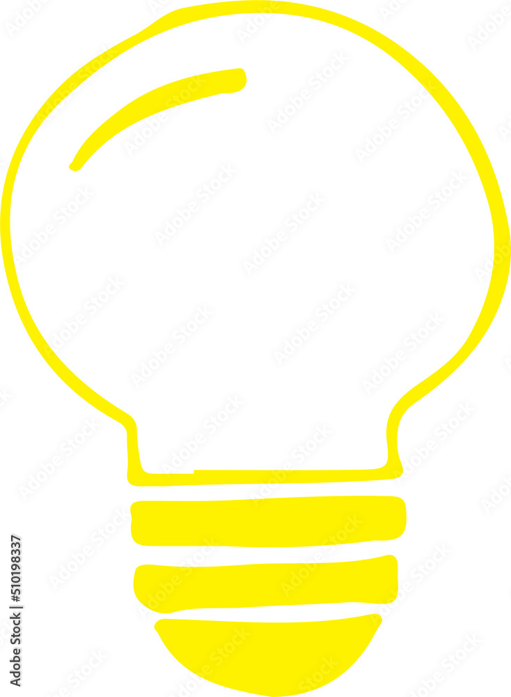 Drawing light bulb icon sign symbol design Drawing light bulb icon sign symbol design