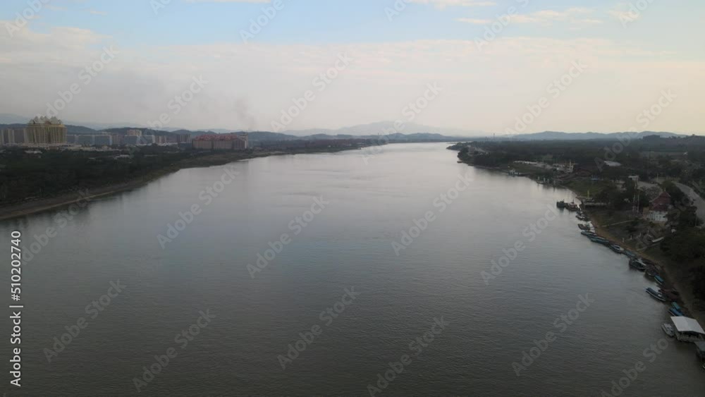 The area around Golden Triangle and Mekong River, Thailand The area around Golden Triangle and Mekong River, Thailand