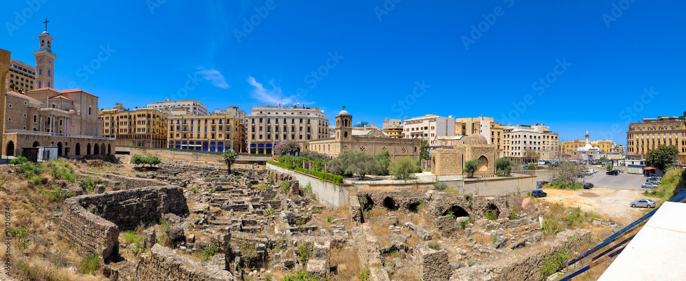 Obraz premium Panorama in Beirut Lebanon