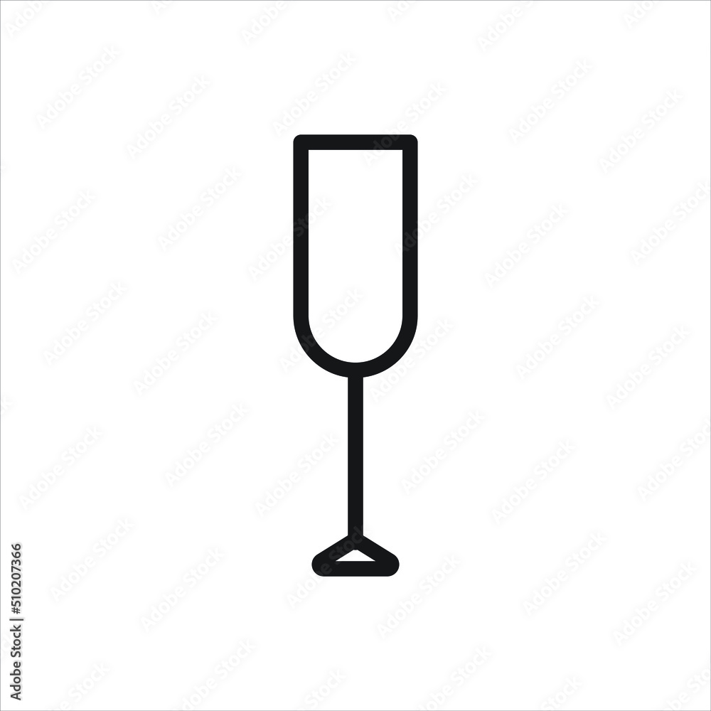 Champagne Glass vector for website symbol icon presentation Champagne Glass vector for website symbol icon presentation