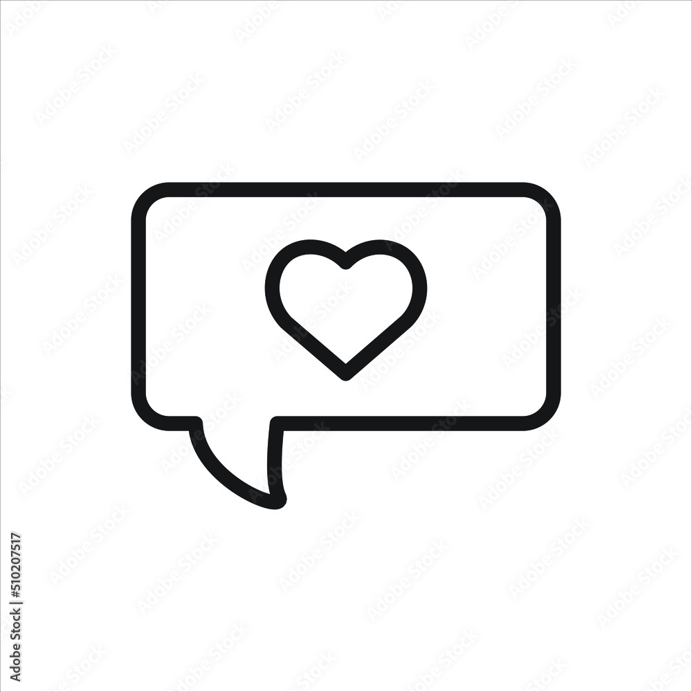 love bubble vector for website symbol icon presentation love bubble vector for website symbol icon presentation