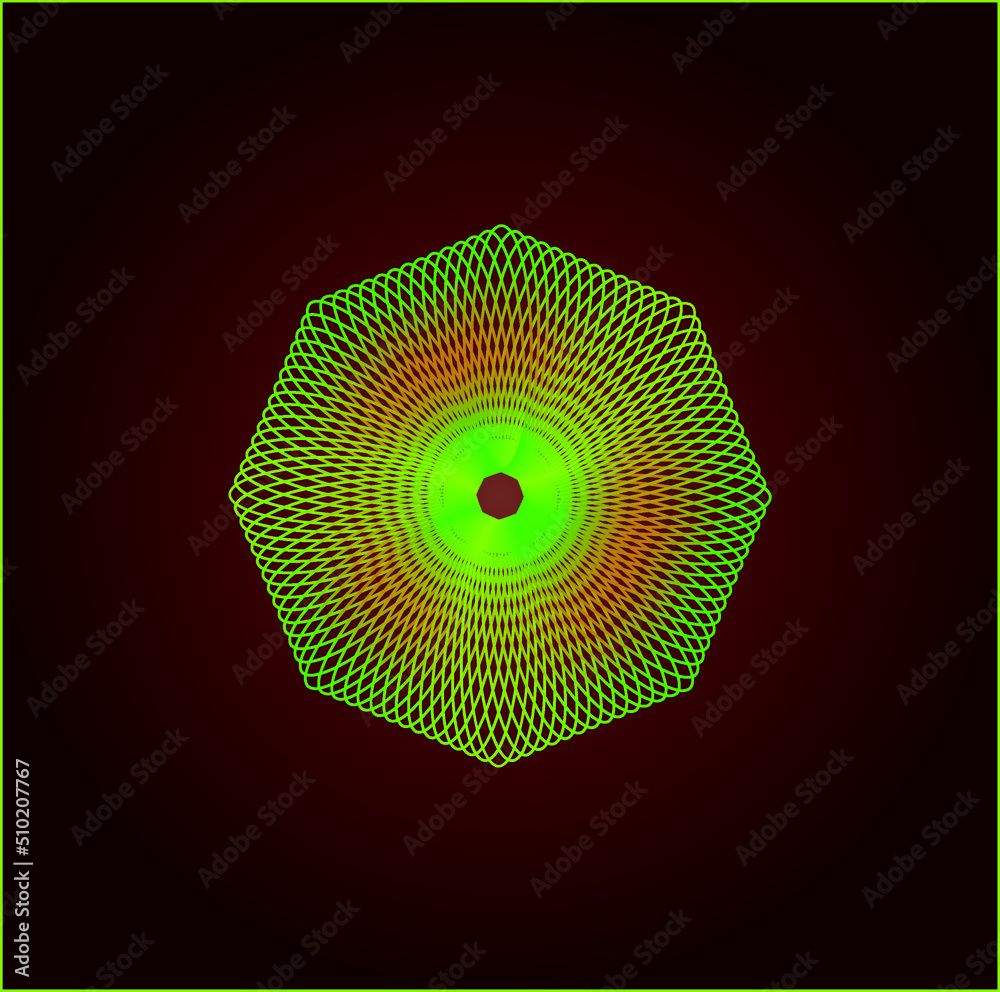spiro graph vector eps file colorful Stock Vector | Adobe Stock