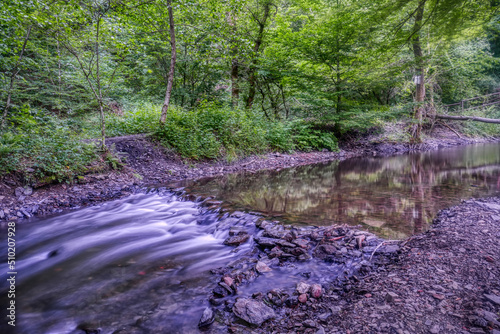 Stromschnellen Eifgenbach im Wald bei Burscheid photo