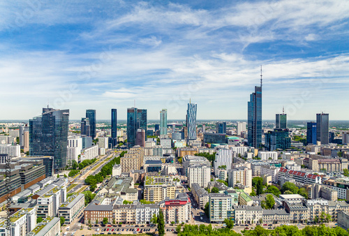 Obraz na płótnie Warszawa w salonie