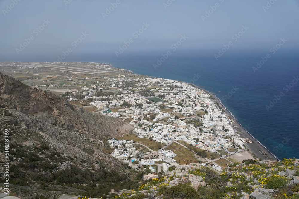 Naklejka premium The coast view of the island.
