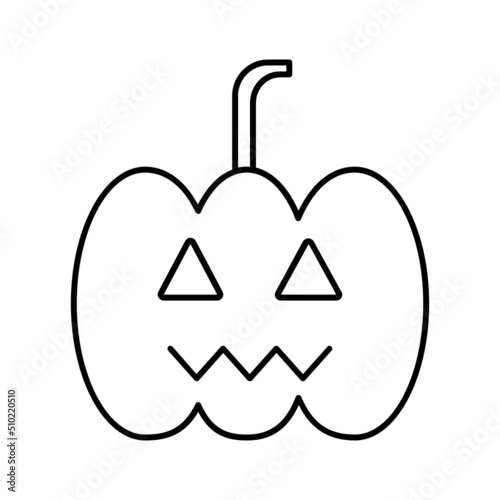 Black line icon for Halloween