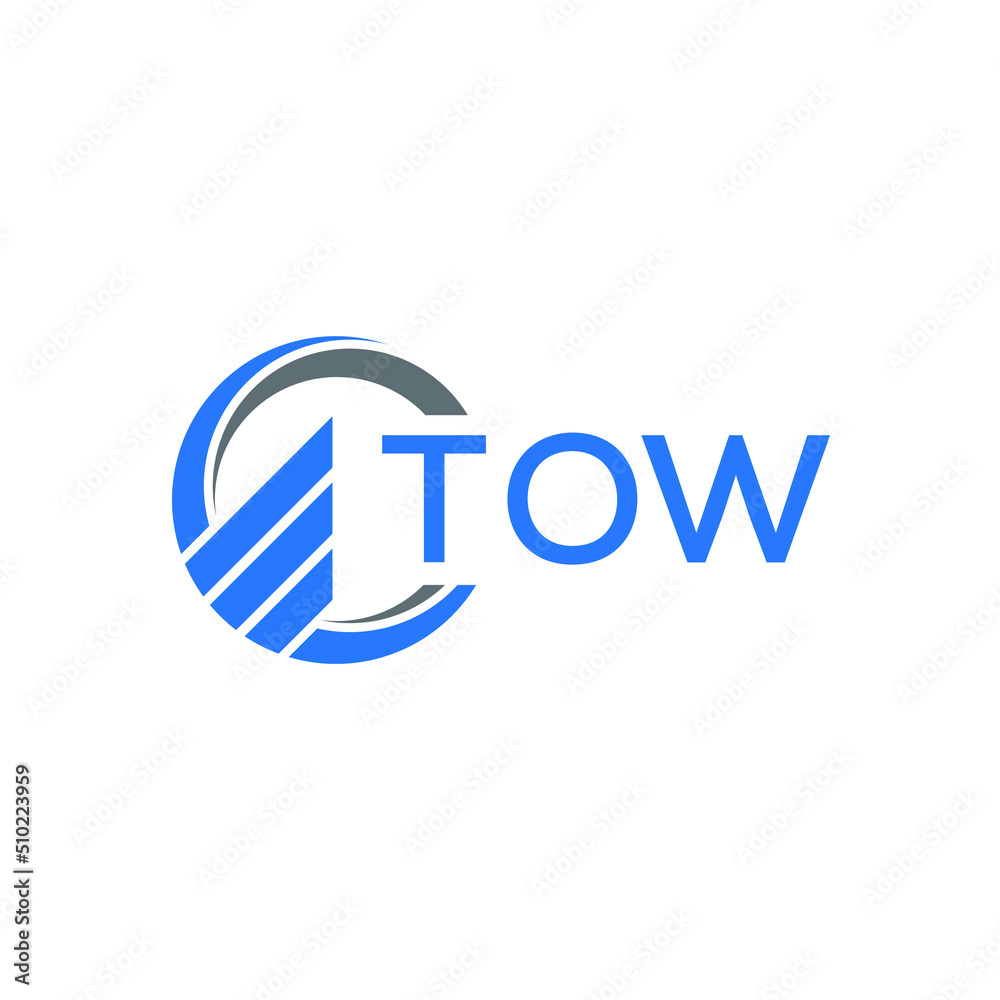 TOW Flat accounting logo design on white background. TOW creative initials Growth graph letter logo concept. TOW business finance logo design. TOW Flat accounting logo design on white background. TOW creative initials Growth graph letter logo concept. TOW business finance logo design.